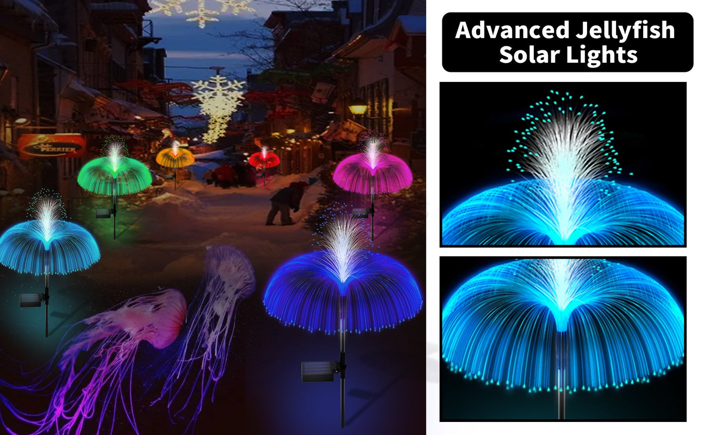 🌈Solar Colors Changing Jellyfish Lights LED