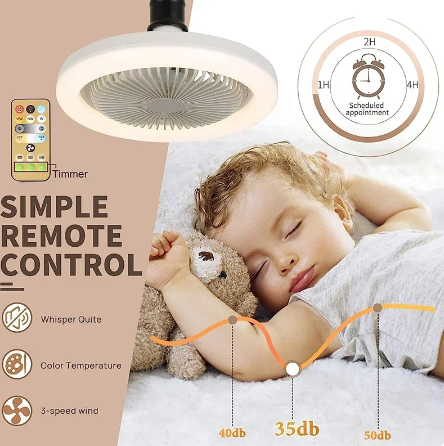 SMART 3-IN-1 CEILING FAN WITH REMOTE CONTROL