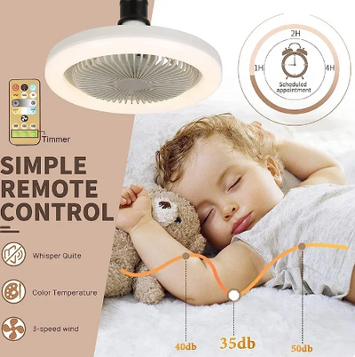 SMART 3-IN-1 CEILING FAN WITH REMOTE CONTROL