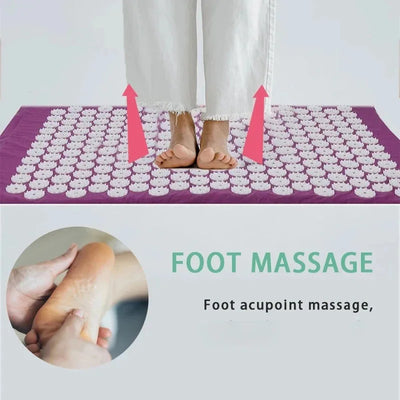 Yoga Acupoint Massage Pad Neck, Back, and Foot Massage