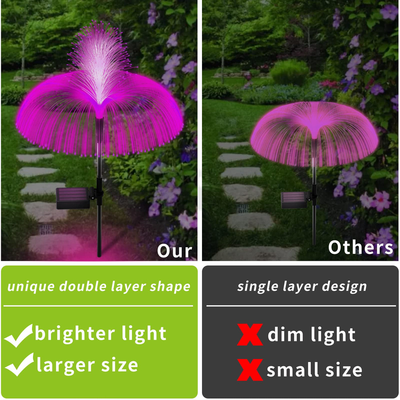 🌈Solar Colors Changing Jellyfish Lights LED