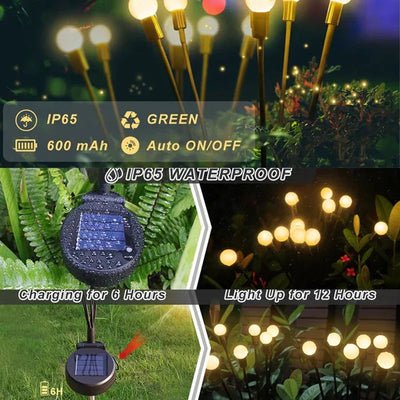 🔥IP65 Waterproof Solar Powered Firefly Light