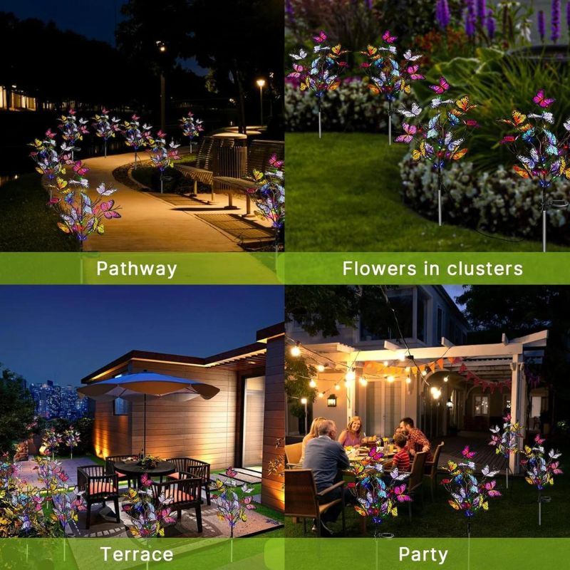 🦋Solar Outdoor Butterfly Lights