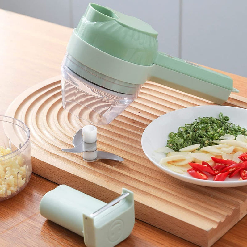 New 4 in 1 Multifunctional Electric Vegetable Cutter