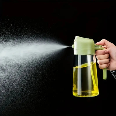 2 In 1 Oil Spray Dispenser Bottle