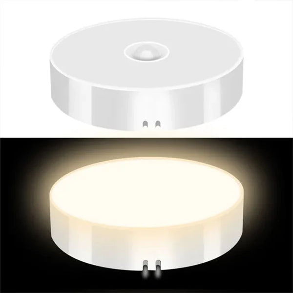 2Pcs Self-Adhesive Smart Motion Sensor LED Light