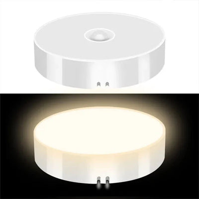 2Pcs Self-Adhesive Smart Motion Sensor LED Light