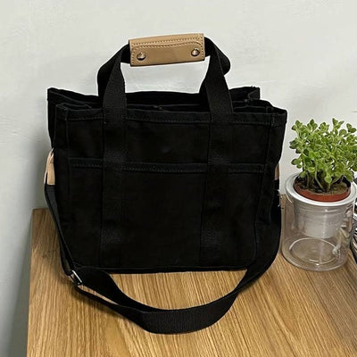 Utility Canvas Tote/Shoulder Bag for Daily Life