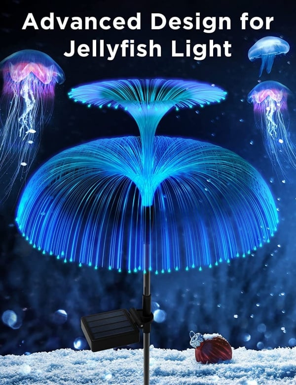 🌈Solar Colors Changing Jellyfish Lights LED