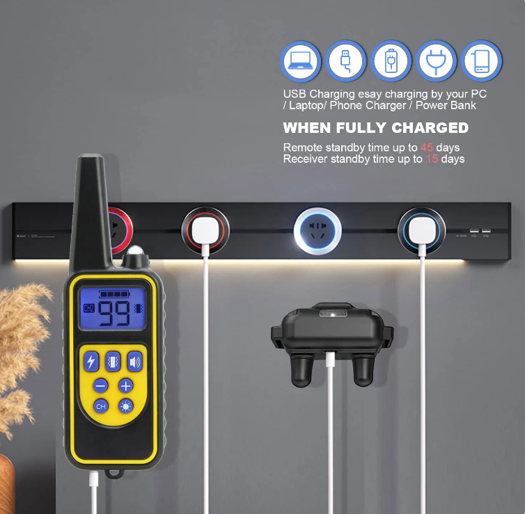 Dog Training Collar with Remote, Waterproof Shock Collar